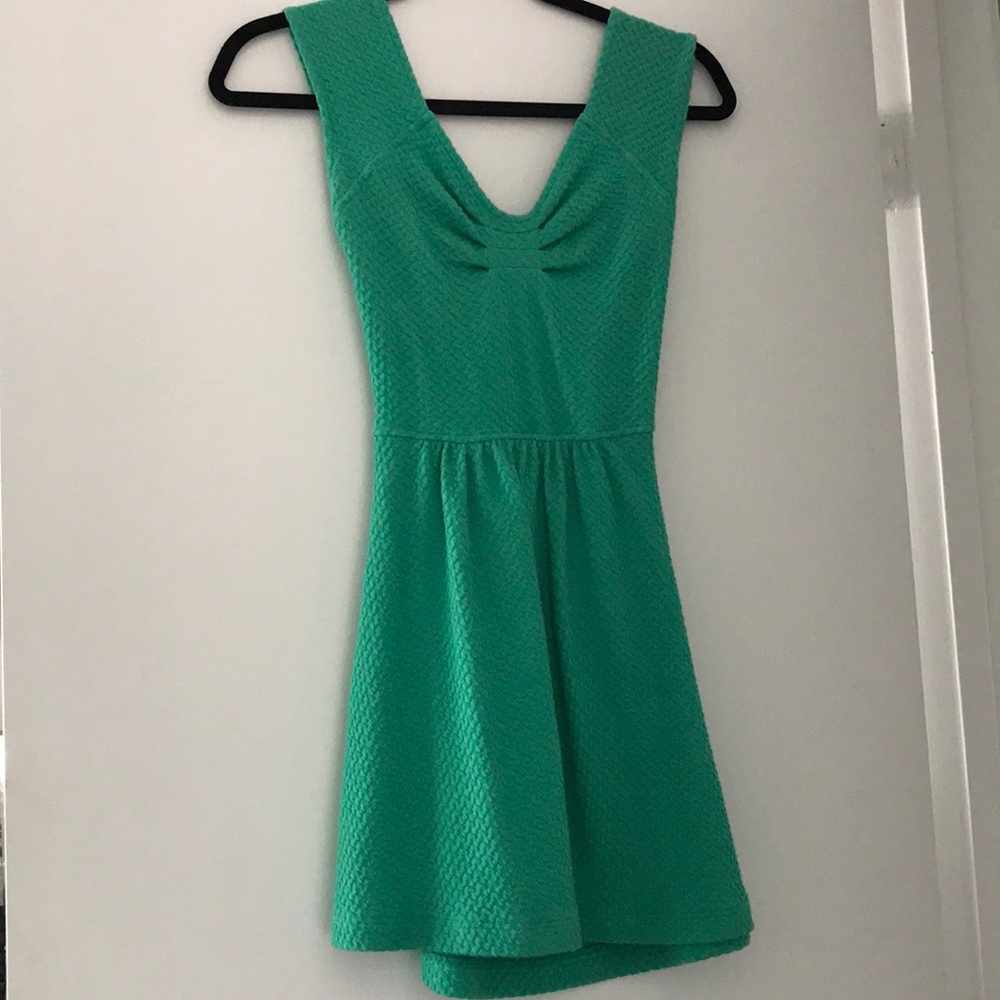 Green dress